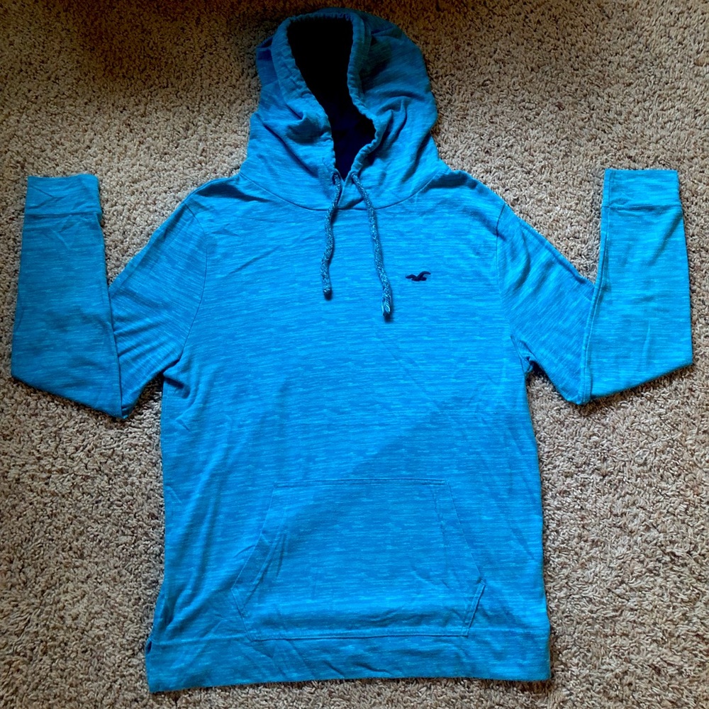 Hollister Blue Hoodie :Small: (WASHED)